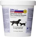 Pala-Tech Kalijev citrat Plus Cranberry Granule 300 gm - Zdravljenje mačk in psov UTI - Dog urinarni trakt Dodatki za preprečevanje mehurja kamen (Made in ZDA)