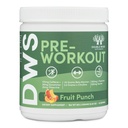 Pred treningom prašek za moške in ženske (30 obrokov kofeina, beta alanina, L-citrulina, dinamina, L-teanina, tavrina, teakrina in še več) Preworkout prašek s Scoop by Double Wood (Fruit Punch)