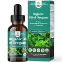 Organske kapljice olja Origano - super koncentrirano tekoče olje Origano s karvakrolom 60% za prebavno in imuno podporo - Tekoči zeliščni ekstrakt Tinktura za imuno moč in zdravo črevesje - 30 ml