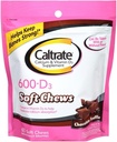 Kaltrat 600+D Soft Chews, čokoladni tuffle, 60 števk (2 pakiranji)