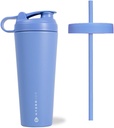 HydroJug Nerjaveče jeklo Shaker Cup 24oz - Perfect for Beljakovine Shakes, Predworkout pijače, Ledena kava - enostavno mešanje, Vakuum Insulated, Pokal imetnik kompatibilen, BPA brezplačno - ohranja Temp za ure