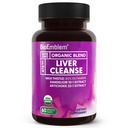 BioEmblem USDA Organsko čiščenje jeter - 80% Silimarin mleko Thistle Extract za zdravje jeter in jeter Funkcija z Dandelion & Artichoke ekstrakti - 100% Vegan, Non-GMO - Zeliščna jetra - 60 kapsul