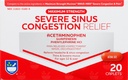 Rite Aid Hude Sinus Medicine in Nasal Dekongestiv, Največja moč - 20 Kapleti 