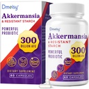GLP ONE dodatek - 300 milijard AFU Akkermansia Muciniphila, Akkermansia Probiotik za ženske in moške, za Boost , Digestive, Gut, Immuniteta, Izboljša Gut Lining funkcijo in črevesne stene, 60 Število