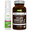 Vegansko olje Omega-3 Algae + Super B12-kompleks 5000mcg Vegan Bundle, visoka koncentracija DHA & EPA + visoka jakost B12 Cherry Flavor Podjezični Spray, by Igennus