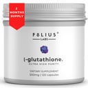 Ultra visoka jakost L-glutation 98% dodatek za Glowing kože - Kolagen dopolnila za ženske in moške - 500mg koncentrirana formula, Zmanjšani glutation dodatek - 120 kapsul