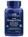 Life Extension Super Omega-3 Plus EPA/DHA ribje olje, Sezam Lignans, Olive Extract, Krill & Astaksantin - Heart, Brain & Joint Health Support - Gluten-free, Non-GMO - 120 Softgels