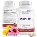 Limfični MD - Limfatični kanalizacijski dodatek - z Bromelainom, Echinacea, Burdock Root, Dandelion, Rutin, Kelp in več - Limfični sistem Podpora za ženske in moške - 60 kapsul