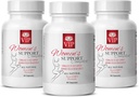 Hot Flashes Menopause Relief - ženski podporni kompleks Natural - Izvleček sladkega korena - 3 steklenice (180 kapsul)