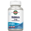 KAL Melatonin 3mg Trajna sprostitev Pomoč za spanje, Melatonin Dopolnilo podpira zdravo sprostitev, mirno počutje in primeren cikel spanja, w/vgrajen vitamin B6, Vegan, Gluten brezplačno, 120 Serv, 120 Tablete