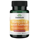 Swanson Vitamin D in Boron 60 kapsul