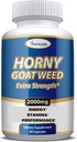 Ekstra moč Horny Kozji ekstrakt - energija, zmogljivost, in Stamina Booster- z Maca, L-Arginin, Tongkat Ali za moške in ženske - 60 kapsul