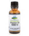 Čisti gorski botaniki Tekoči vitamin D Kapljice - Nearomatizirani Košir D3 Tekoče kapljice v MCT Oil - 5000IU na 1oz steklenička