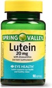 Spring Valley Lutein z Zeaksantin prehransko dopolnilo, 20 mg, 90 Število