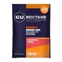 GU Energy Roctane Ultra Endurance Energy Drink Mix, Vegan, Gluten-free, Kosher, 35mg kofeina, in Dairy-free n-the-Go Energija za vse vadbe, 10 Enostranski paketi, tropskega sadja