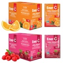 Ener-C Orange & Raspberry Multivitaminski Drink Mix Powder Vitamin C 1000mg & Elektroliti s pravim sadnim sokom Naravna energija & Imunska podpora za ženske & moške - Non-GMO Vegan & Gluten Free - 60 Count