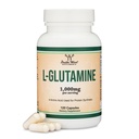 Kapsule L-glutamina - (1000 mg Servinga, 120 kapsul) Ne-GMO, brez glutena, Keto Safe, Vegan prijazno, tretja oseba testirana (za vzdržljivost in zdravje drobovja) z dvojnim lesom