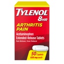 Tilenol 8 ur Artritis bolečine Relief razširjene tablete, 650 mg acetatfen, skupne bolečine Reliever & zvišana telesna temperatura zdravilo, oralna bolečina Reliever za artritis in bolečine v sklepih, 50 število