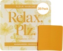 Fleur Marche Relax, Plz Botanical Supplement Patch - Umirjanje & Sprostitev Wellness Patch z Ashwagandha, Kamilica in drugi močni adaptogeni - Zelo biološko na voljo - 28 obliži