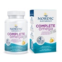 Nordic Naturals Complete Omega Xtra, Lemon - 60 Soft Gels - 1360 mg Omega-3 + 76 mg GLA - Zdrava koža - Kognicija - Non-GMO - 30 Servinges