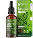 2 Lemon Balm Extract Kapljice Tekoči 2000 mg (Melissa officinalis) Zeliščni dodatek Absorbji boljši od kapsul, 2 mesec dobave, 84 Servisi, Tinktura brez alkohola - 2 Oz, Pakiranje 2