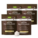 Igennus Advanced Vegan Vanilla Collagen Peptide Powder, okrepljen z Glycine, Proline & Hydroxyprolin & Cofactor Vitamin C, Non GSO, Vegetarian Rastlina temelji Kolagen Powder Booster, 140 Servings