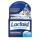 Laktaid Original Jakost Laktoza Intolerance tablete, 9000 FCC Naravna laktaza Enzyme Mlekarna Relief Caplets, pomaga preprečiti plin, napenjanje in driska zaradi laktoza občutljivost pri odraslih in otrocih, 120 število