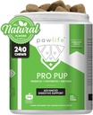 Probiotiki za pse - Driska Relief, Gut Health Support, Zaprtje Relief, Prebavna zdravstvena podpora - Vet Priporočeni Probiotiki za pse - 240 Soft Chews Da psi radi - Bučna aroma