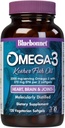 Bluebonnet Nutrition Omega-3 Košir Ribje olje, Naravni Triglicerid Form, Gluten-free, Dairy-free, Kosher Certified, Non-GMO, 3. stranka testirana, Molekulsko destilirana, 120 Vegetarian Softgel, 60 Serving