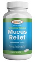ZDRAVJE LFE Mucus Relief Guaifenesin Caplets 400 mg, Takojšnja sprostitev hitro delujoče pričakovanje, tanek in Loosens Mucus, Relieves Chest Congestion, kašelj, hladno in gripo (srednje, 200 grof)