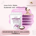 Ember & Grace Wellness Multi colagen Protein Powder– Tip I,II,III,V,X z biotinom, hialuronsko kislino, vitaminom C – nearomatizirani kolagen peptidi – Keto & Paleo prijazno, enostavno raztapljanje, ne-GMO