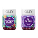 OLY Muscle Recovery Sleep Gumies with Melatonin, Tart Cherry, Vitamin D, 40 Grof Sleep Gummy z Melatonin, L-Theanine, Kamilica, 50 Grof