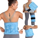Zdravilo REVIX Gel Ice Pack for back discomfort Relief, Soft Plush Lining Ledeni ovitek za spodnji del hrbta, ramena, kolk, roke, kolena, hladne kompresijske terapije, 16 × 9 "