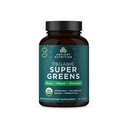 Starodavna prehrana Super Greens s probiotiki, Organic Superfood Tablets Izdelani iz Spirulina, Klorella, Moringa, in Resient Probiotic, 30 Serving, 90 grof