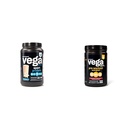 Vega Premium Sport Protein Vanilla Protein Powder, Vegan, Non GSO & Sport Predworkout Energizer, Jagodna limonada - Pre Workout Powder