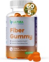 LaPura Prebiotic Chicory Root Fiber Gummy 5g, 60 Gummies - Podpira prebavno zdravje, predbiotično rastlinsko mešanico - Orange & Mixed Berry Flavor - Ne-GMO, Gluten-free, Made in ZDA