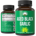 Vrhunska izvedba, starane črne čebulne kapsule. Raw Vegan Pure Odorless Extract dodatek tablete za holesterol, in imunske podpore. iz česen Bulb s S-Alyl Cysteine in antioksidanti