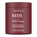 Rdeče barvilo BodyHealth Izboljšano s PerfectAmino - dnevni superfood smoothie prašek z antioksidanti, Adaptogeni, Phytonutrients, Sadje, Prebiotiki, Probiotiki, Fiber, in proteini - 40 Servinges