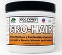 Dogzymes GRO-Hair za dolžino plašča ali perja, hitro rast plašča ali ko redko plašč in/ali Bald Spots morajo izpolniti.