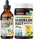BIO KRAUTER Ingver Root Tinkture 4 Fl. Oz. & Dandelion 60 Gummies