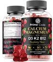 [ 5 v 1] Kalcijeve žvečilke za ženske in moške z magnezijevim vitaminom B12 Vitamin K2 & vitamin D3 