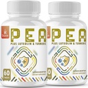 1500 MG Palmitoiletanolamid z luteolinom 98% in kurkuma, visoka absorpcija, mikroniziran Pea dodatek za neugodje- ZDA Made - 120 tablet