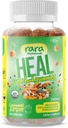 HEAL Mind & Body recovery USDA Certified Organic Gummies – Natural Recovery Support, Vegan & Gluten-free, Infunded with Wild Turmeric, Wild Ceylon Ginger & Chaga (60 Gummies, HEAL)