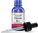 Vitamin B12 Tekoče kapljice Made in USA - Cyanocobalamin kapljice 500% DV na Serving - 36 Serving per Container - Odlično za moške, ženske, otroke - Veganski dodatki - razsute velikosti na voljo tudi